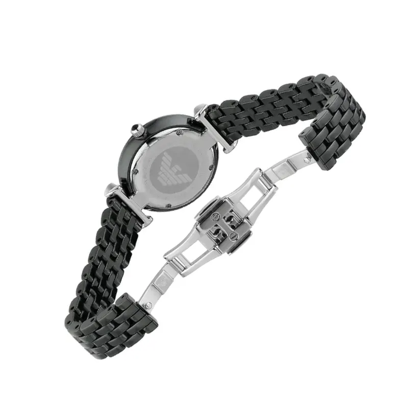 Emporio Armani Ceramica Black Dial Ladies Watch- AR1487